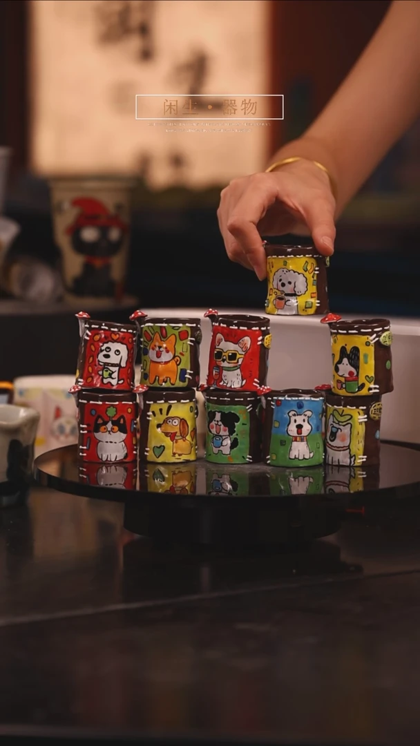 随机一个景德镇可爱设计师款陶瓷