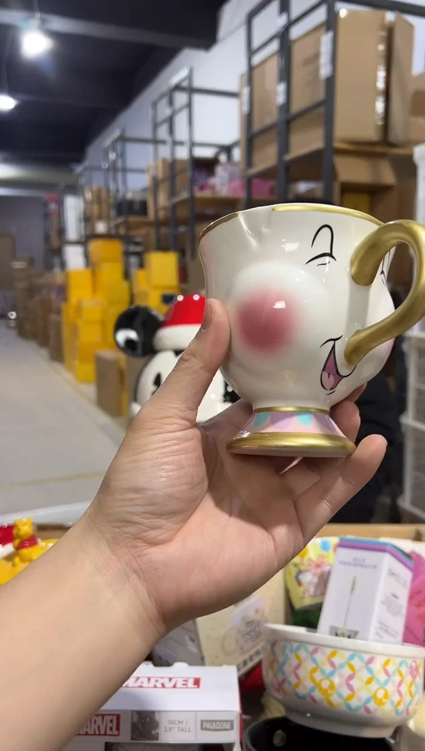 【闪购商品】杯陶瓷杯微笑阿奇杯