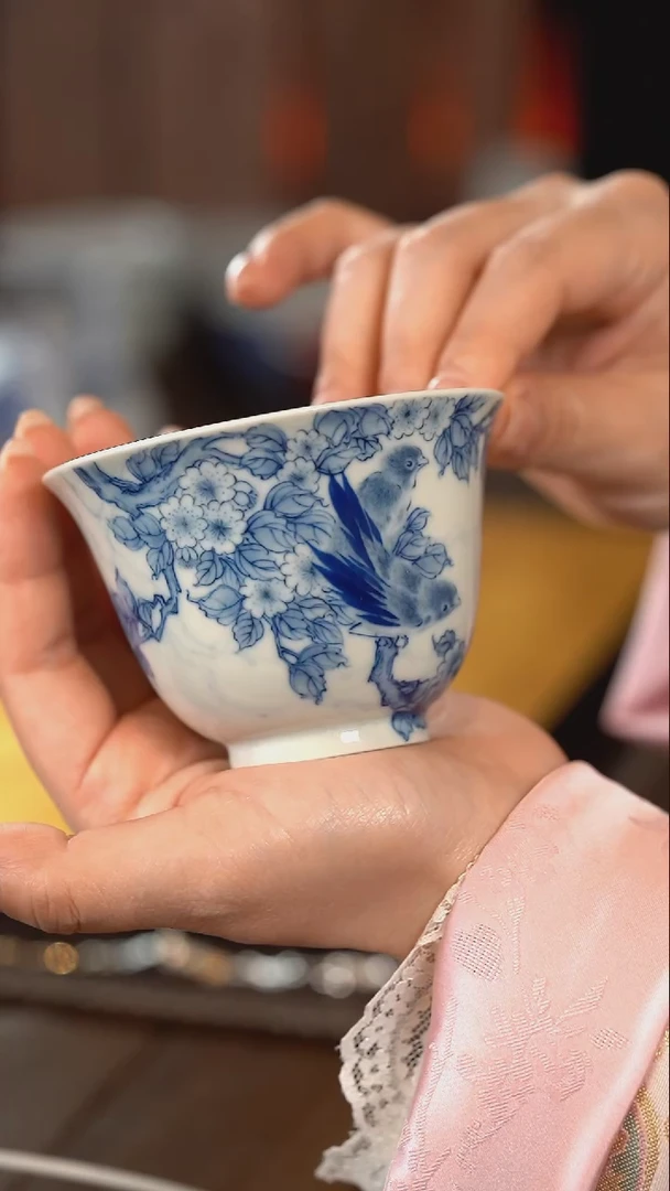 【闪购商品】正春堂·古法柴窑  单翠杯12