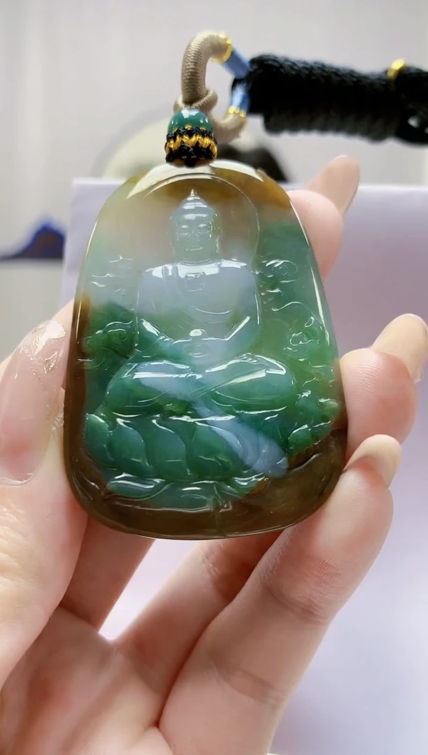 未镶嵌定制翡翠4917jw-毛货挂件52