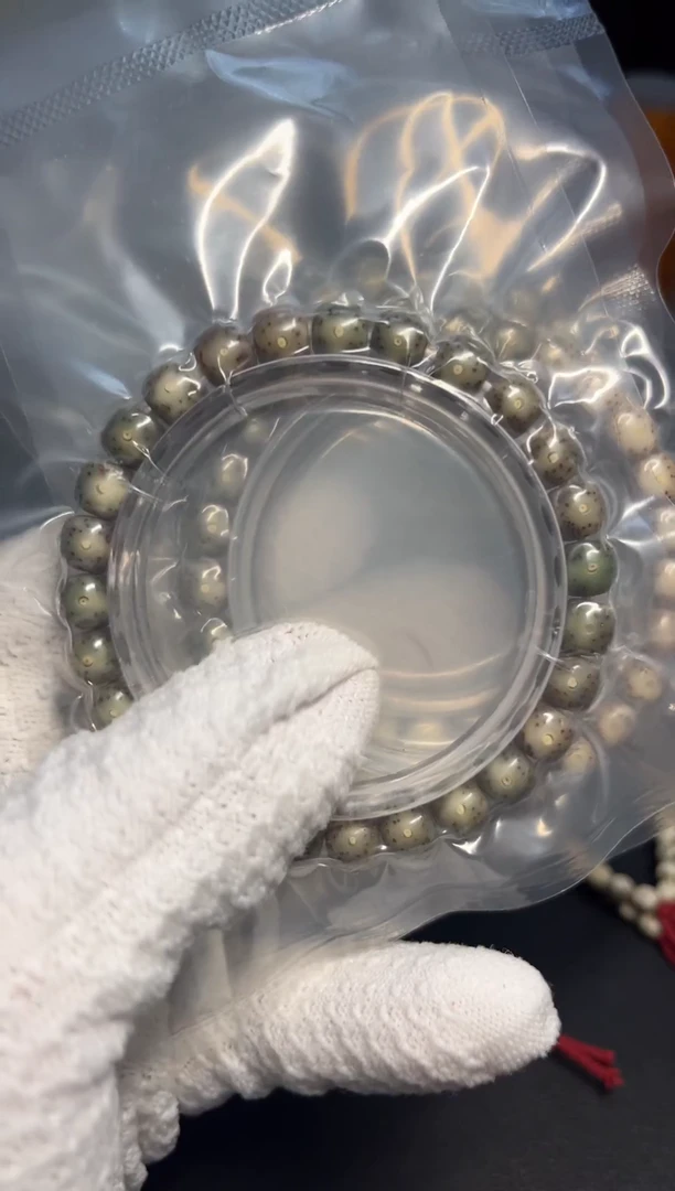 星月菩提吊坠87灵玉月留白体验38.9