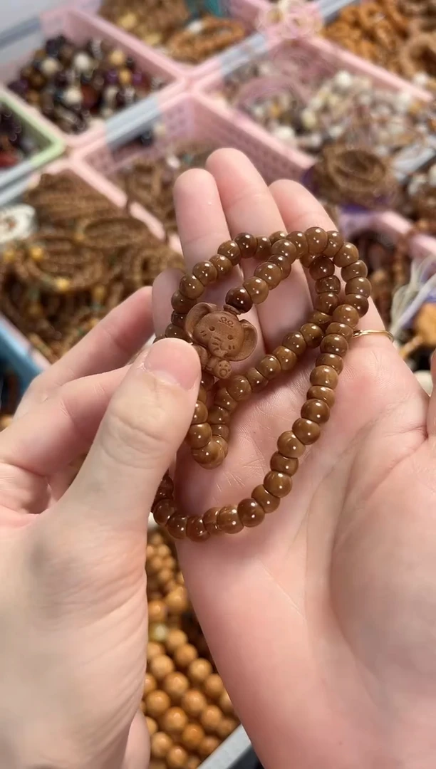 手串库克库克蒜瓣大肠双圈搭配小飞象7mm