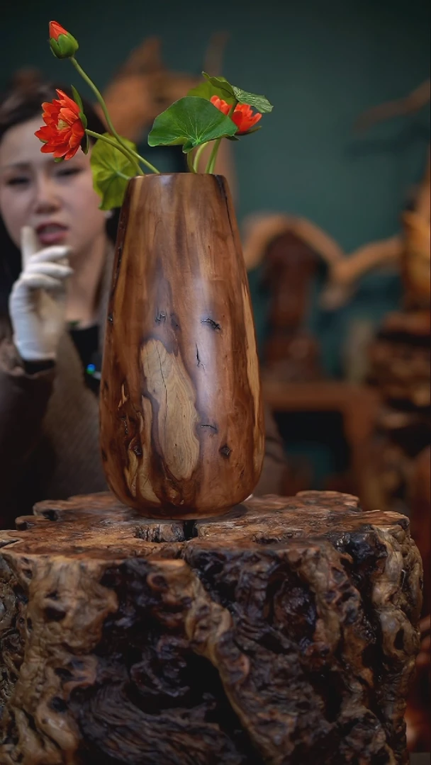 【闪购商品】枣木雷击枣木水滴瓶