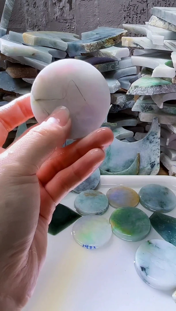 裸石翡翠天然翡翠A货玉 南 568