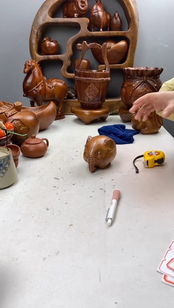 香樟木A71小象/尺寸14*9