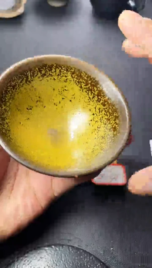 茶盏9（微瑕）叶紫建盏
