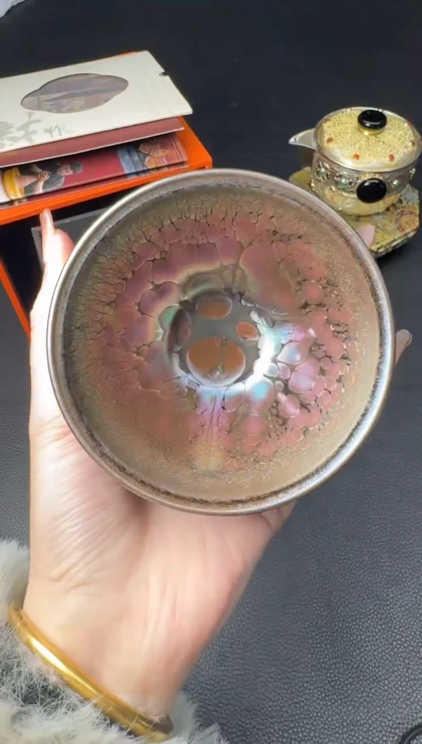 【闪购商品】茶盏建盏故事林杰龙葵57