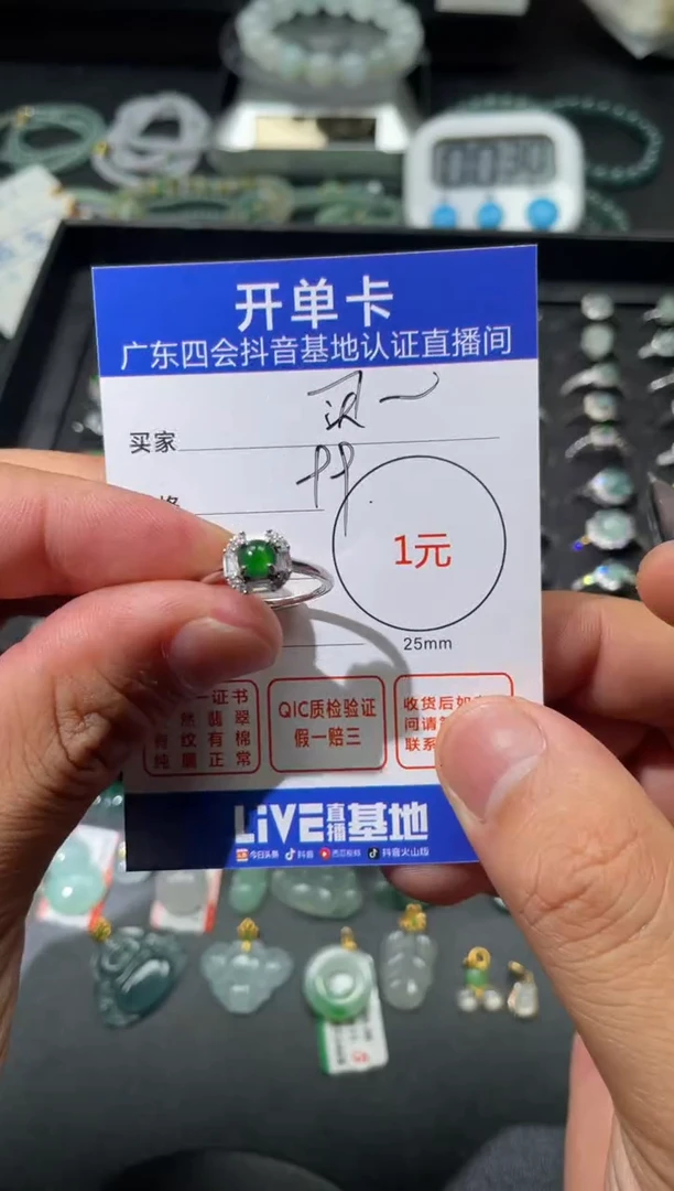翡翠未镶嵌颈饰挂件