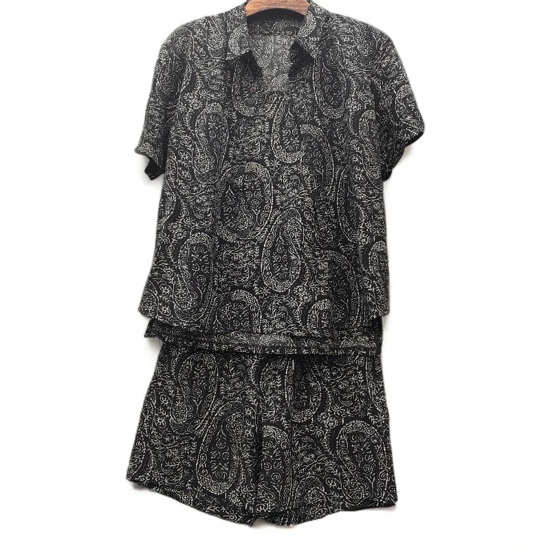 2025夏季新品男士时尚潮牌宽松款半袖衬衫坎袖单款三件套休闲百搭