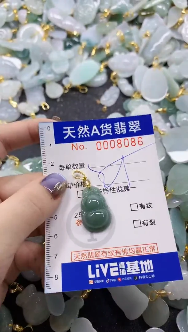 颈饰未镶嵌翡翠天然A货翡翠