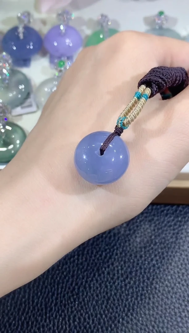 吊坠(不含链)未镶嵌翡翠A31紫货有一定色差