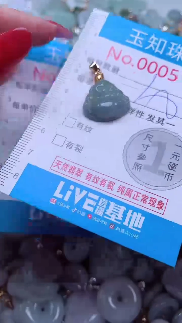 吊坠(不含链)未镶嵌翡翠5198
