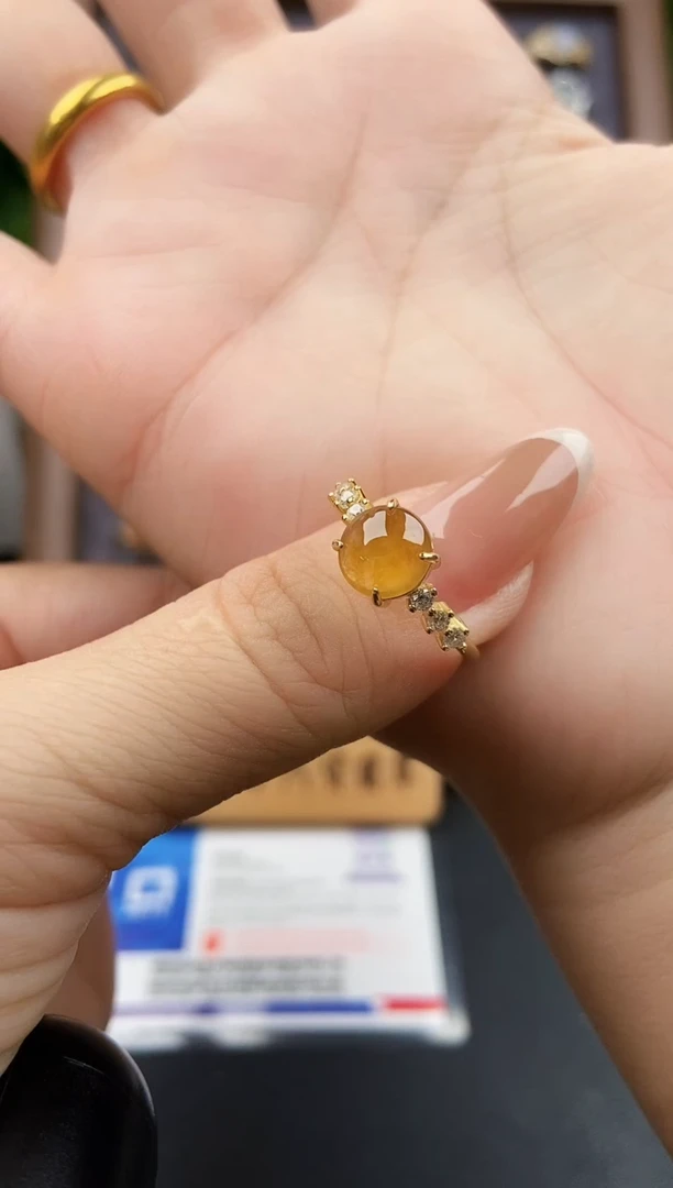银S925镶嵌戒指翡翠21