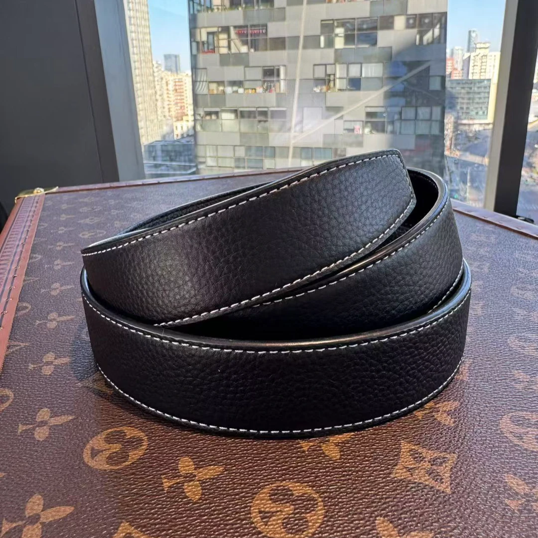 NPNGAINNPNGAIN/NPNGAIN白线金色H扣男士腰带RB