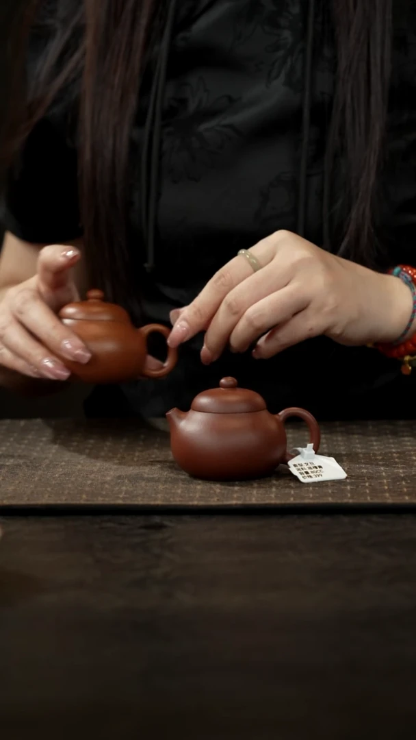 茶壶紫砂底槽青小文旦80cc