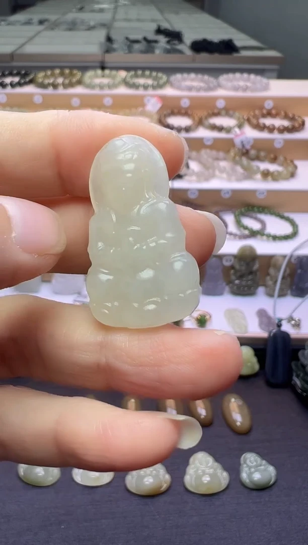 颈饰未镶嵌和田玉228号链接有瑕疵