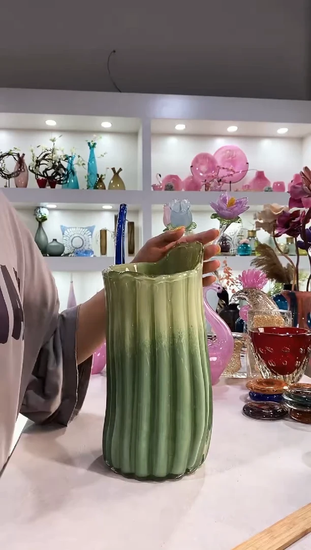 慕忆家手作琉璃花瓶