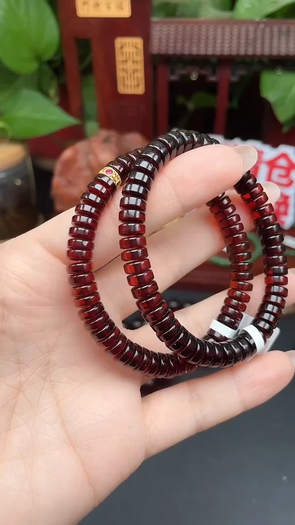 手串血珀未镶嵌手串M051多样性发其一