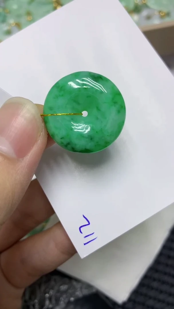 颈饰未镶嵌翡翠缅甸A货翡翠