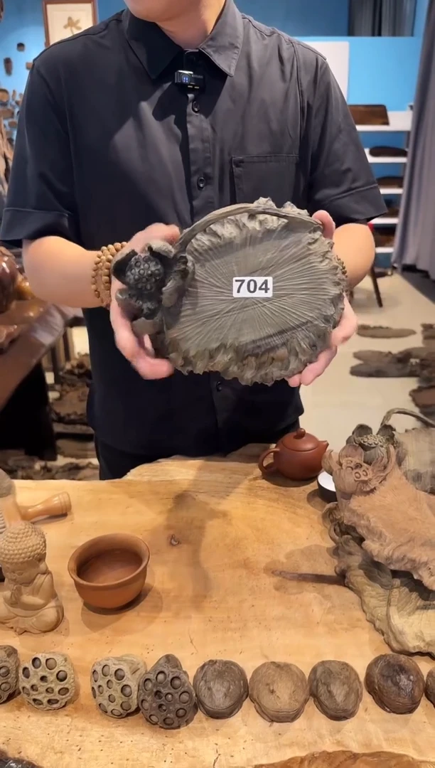 木704号乌木金丝楠壶承