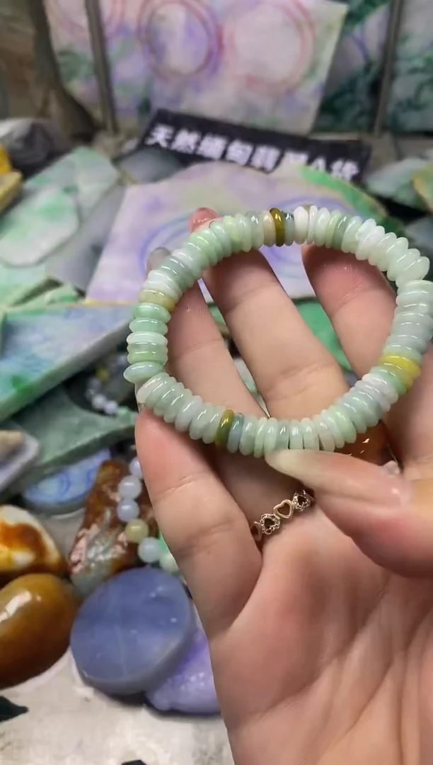 散珠翡翠天然缅甸翡翠A货031