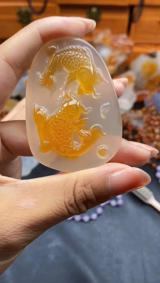 未镶嵌挂件玛瑙/玉髓乐*ll