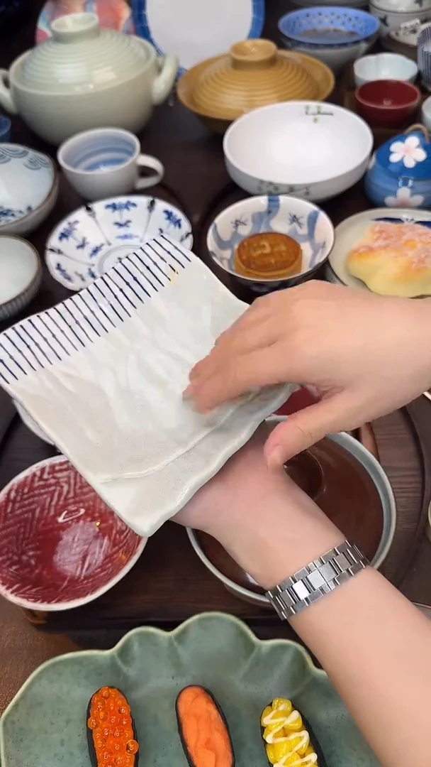 瓷（珠帘）手工纸捏盘