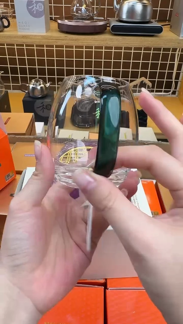 @@禾器晶彩澄然墨绿色+禾器茶巾千里江山