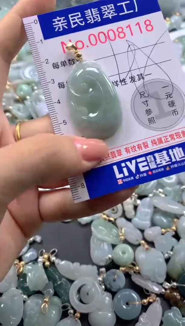 颈饰未镶嵌翡翠8118