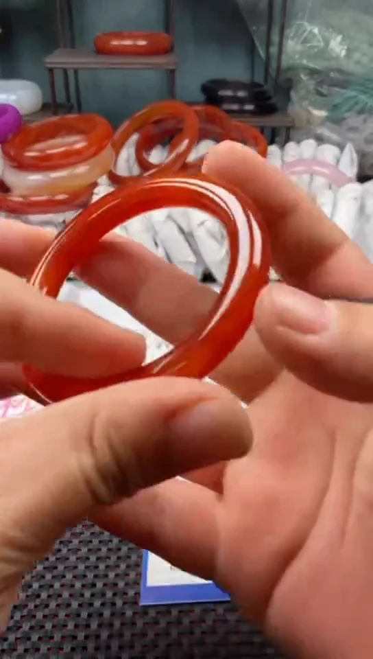 【闪购商品】玛瑙/玉髓手镯未镶嵌142-54多样性发货看清圈口下单