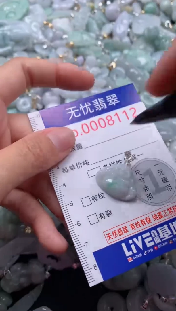 颈饰未镶嵌翡翠8112