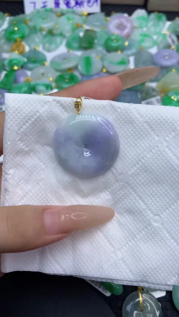 颈饰未镶嵌翡翠天然缅甸A货翡翠