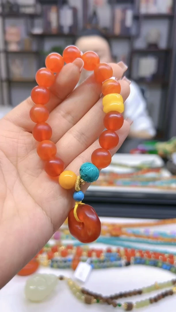 【闪购商品】蜜蜡手链未镶嵌DIY款S454