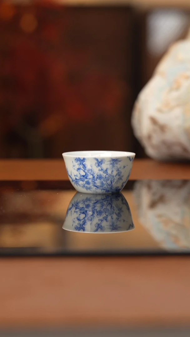 杯看山柴窑青花看山柴窑青花