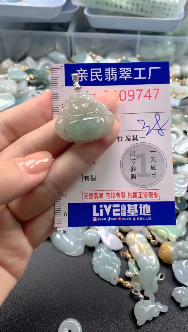 颈饰未镶嵌翡翠9747