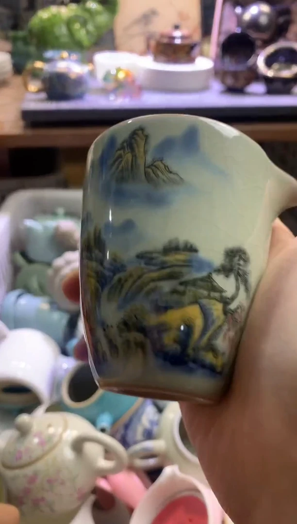 茶具茶壶、盖碗、主人杯、客杯（轻轻微瑕介意勿拍）