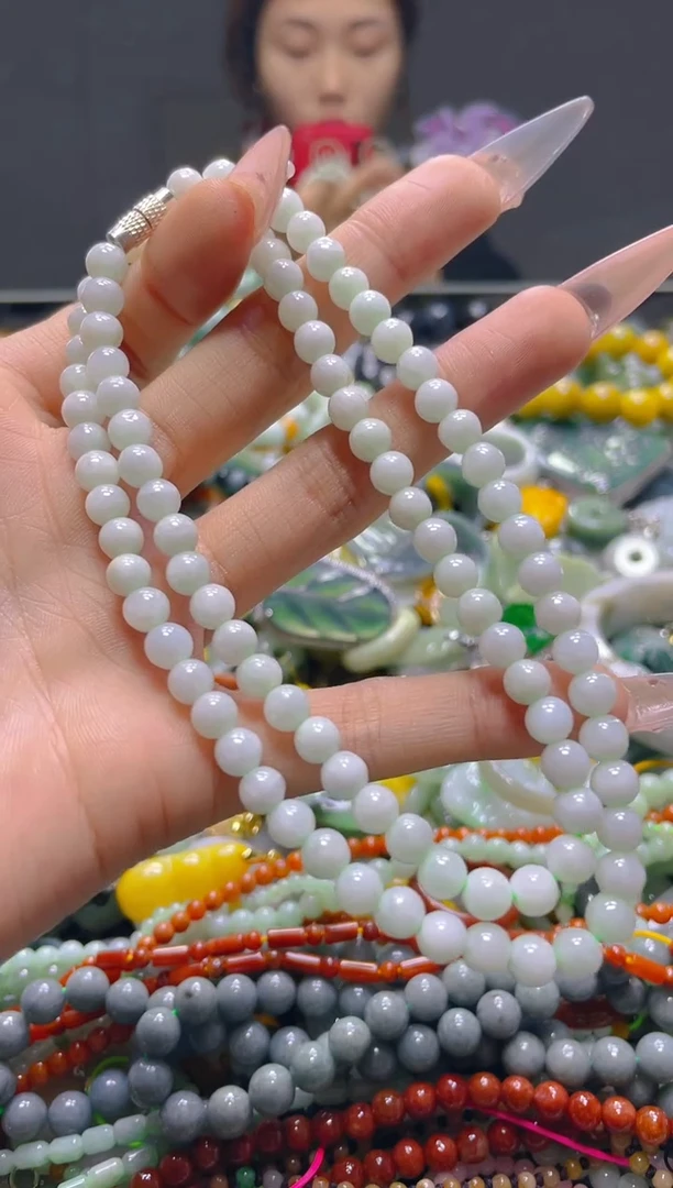 颈饰未镶嵌翡翠5MM