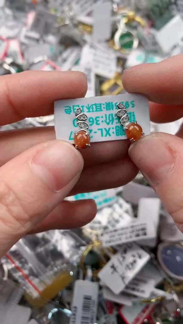 银S925镶嵌戒指翡翠555     2