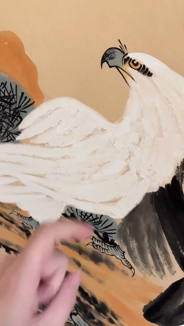 国画80李庆友大易美术馆本人作品