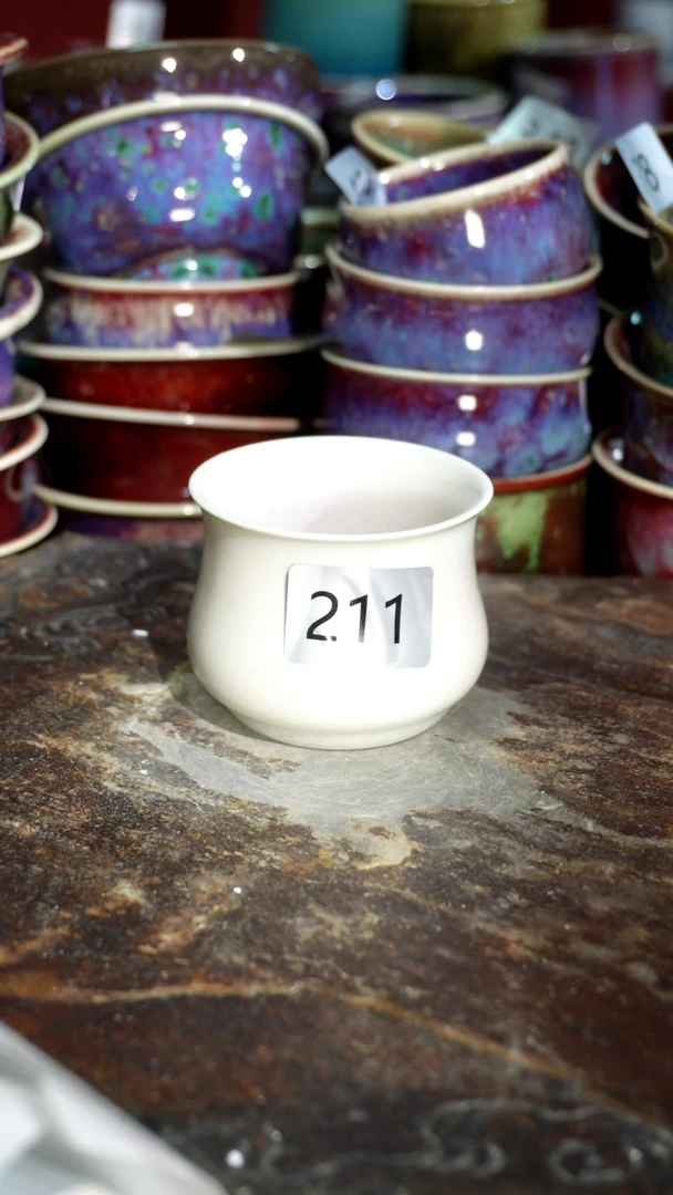 摆件精品窑变钧瓷茶器