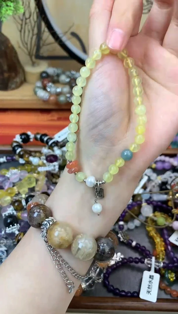 【闪购商品】黄晶手链未镶嵌238手串