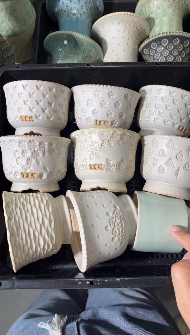 七里烧默认瑕11-30-020-4个1组随机1组赠素色1个