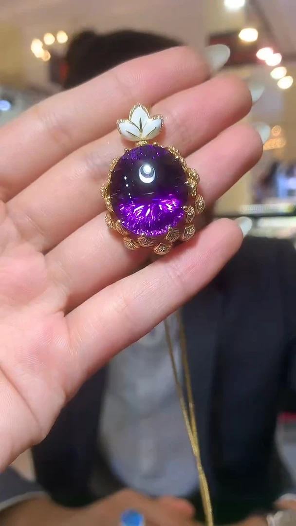 颈饰银S925镶嵌紫晶【宝石世家严选】