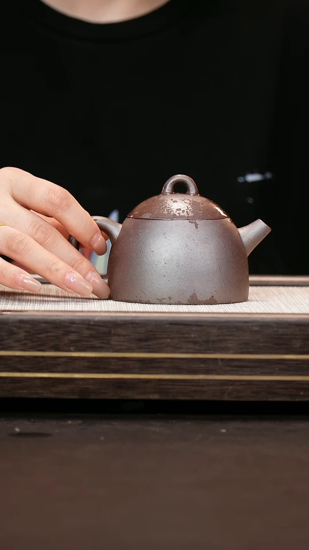 茶壶紫砂柴烧  矮秦权