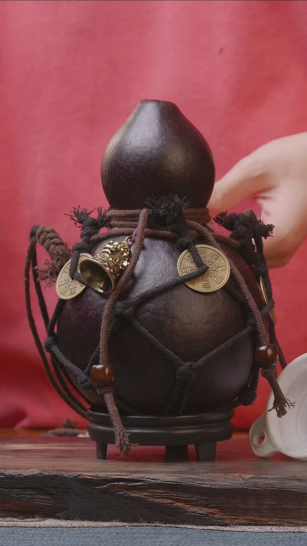 1909号精品大漆葫芦防腐防渗装水茶酒