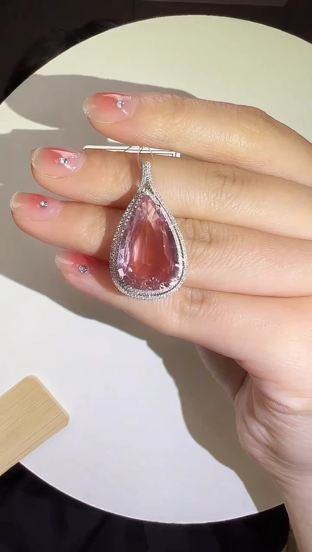 吊坠(不含链)18K金镶嵌碧玺9【主石10.3ct】