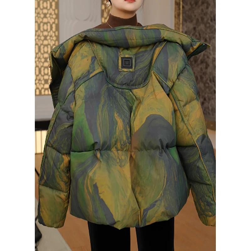 复古时尚高级感羽绒服2025新款冬装气质百搭保暖上衣