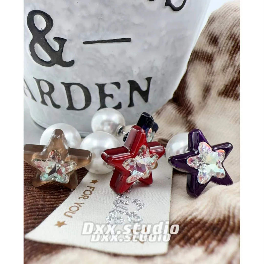 铜合金锆石耳饰 DXX小晰饰品-新品-【四色DIY随心搭】耳饰40025