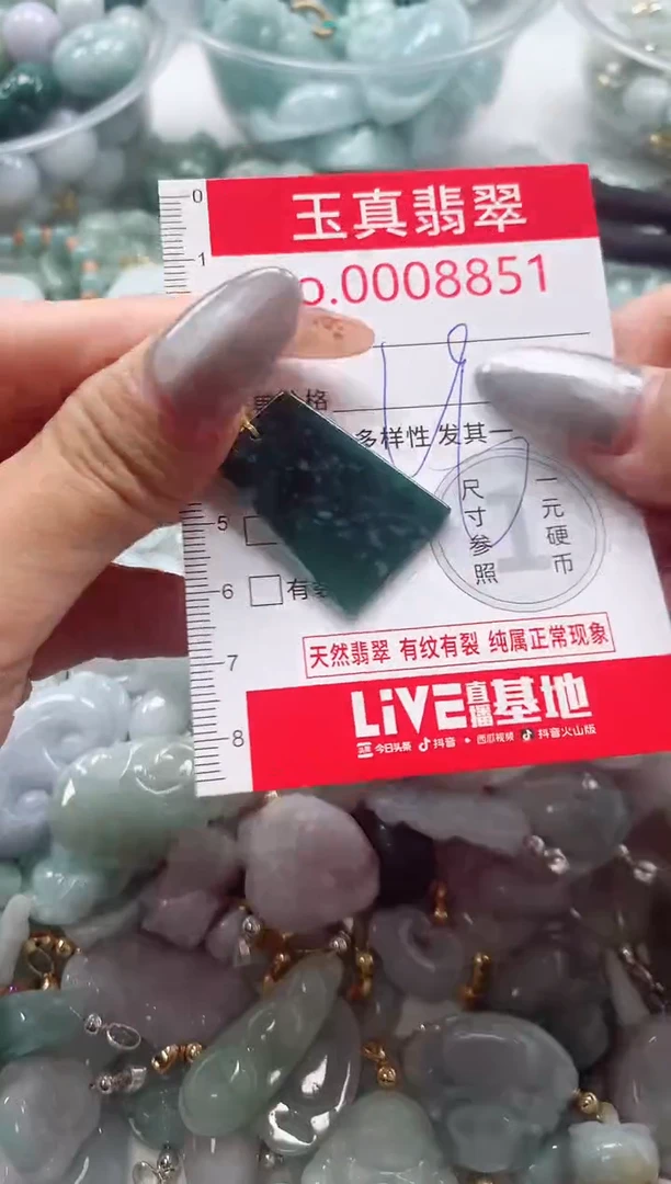 吊坠(不含链)未镶嵌翡翠8851