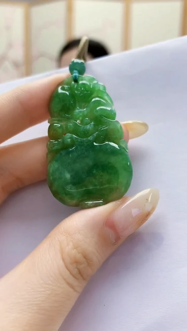 未镶嵌定制翡翠4852jw-毛货挂件41